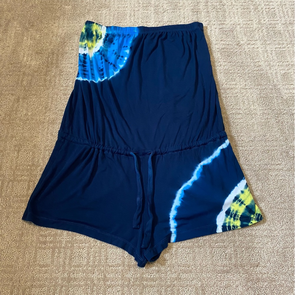 {Lucky Brand | Swimwear} Tie Dye Strapless Swim Cover Up- Romper ~ Size XS - S/P